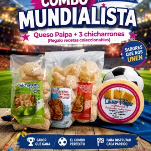 Combo 3 Chicharrones + 1 Queso NBC (Regalo recetas coleccionables)